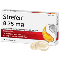 STREFEN 8,75 MG SUGETABLETTER